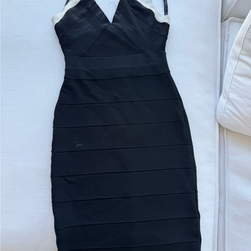 Elegant Black Halter Dress